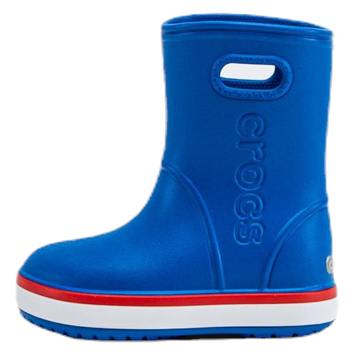Crocband Rain Boot K Blue/Red, Unisex, Sko, Boots, Blå/Rød, EU 24/25