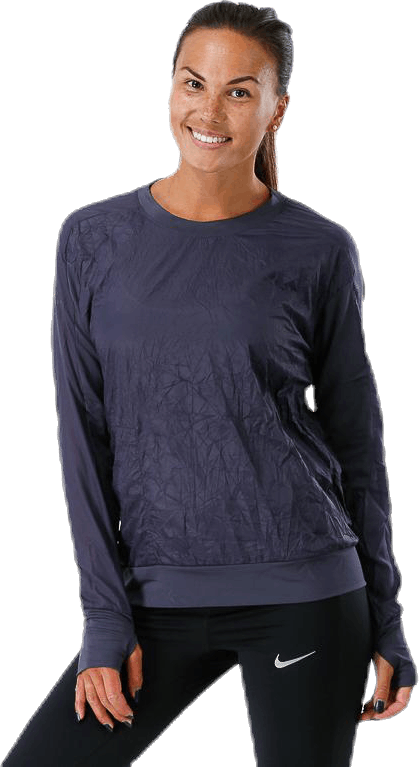 Seasonal Road Pullover Jacket Blue, Female, Apparels, jackets, Running, Blue, XS