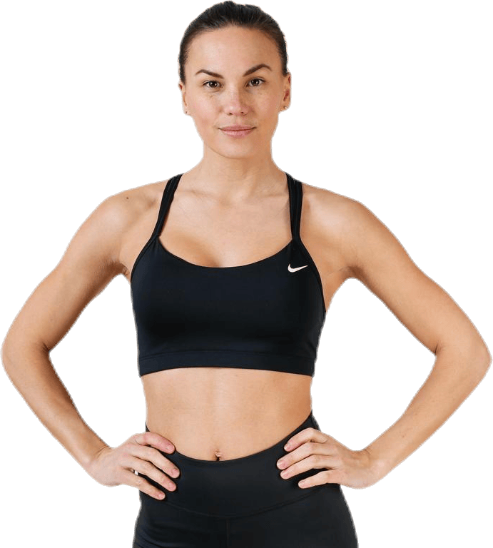 Strappy Bra White/Black, Female, Apparels, Sports Bras, Workout, Black, M