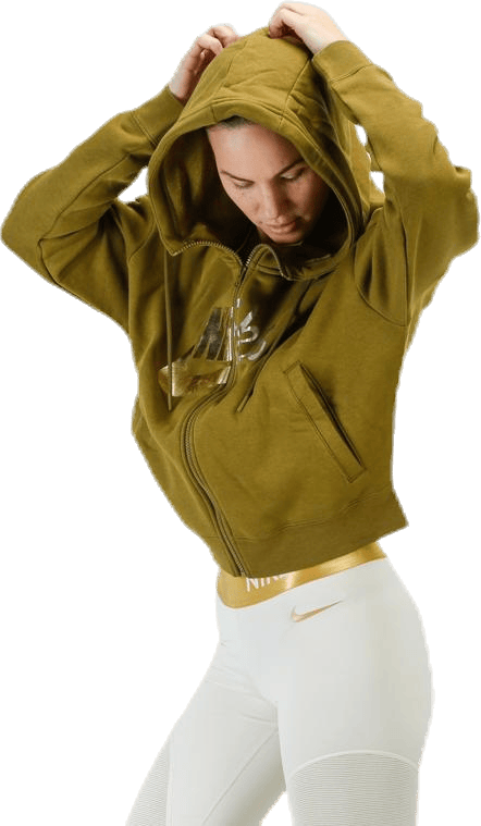 Rally Metallic FZ Hoodie Green - Bild 3