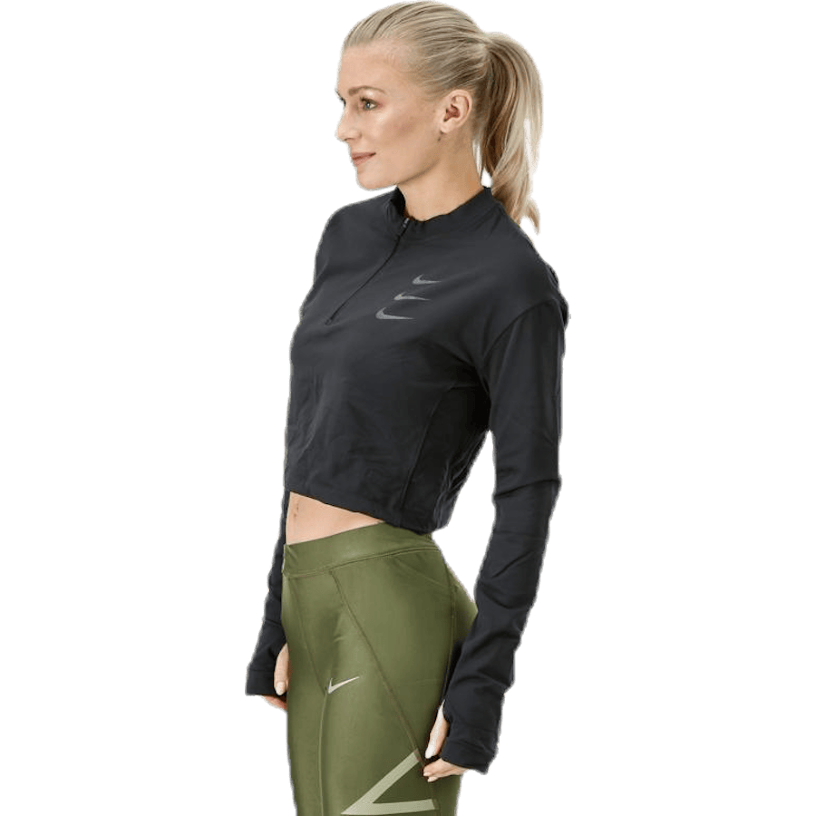 Running Division Warm Top Crop Black - Bild 2
