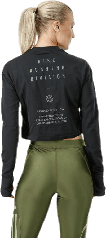 Running Division Warm Top Crop Black - Bild 3