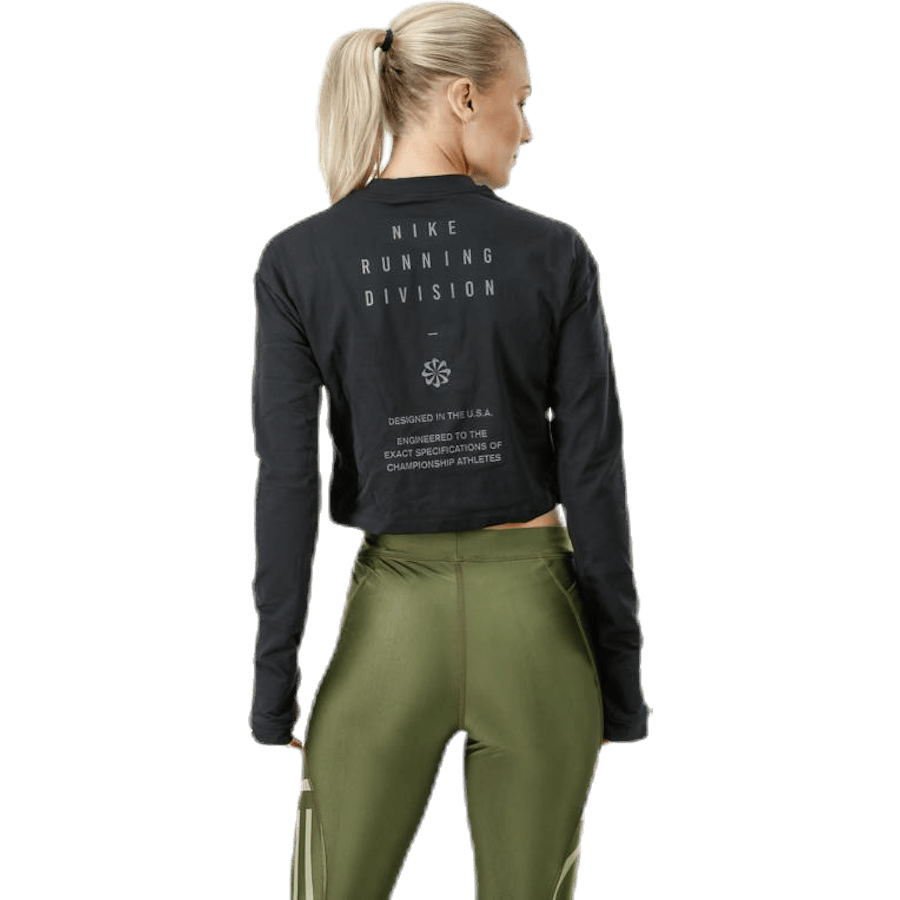 Running Division Warm Top Crop Black - Bild 3