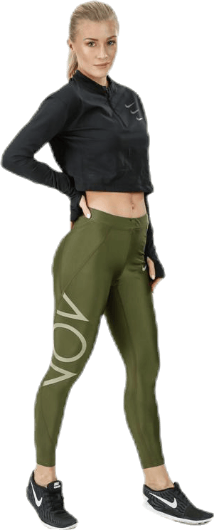 Running Division Warm Top Crop Black - Bild 4