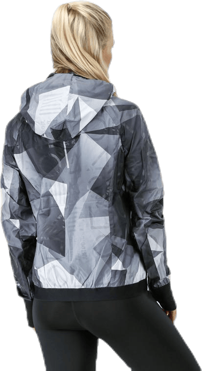 Shield Hood Printed Flash Jacket Black - Bild 2