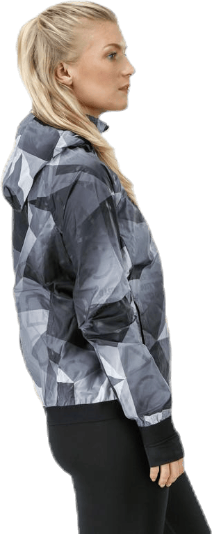 Shield Hood Printed Flash Jacket Black - Bild 3