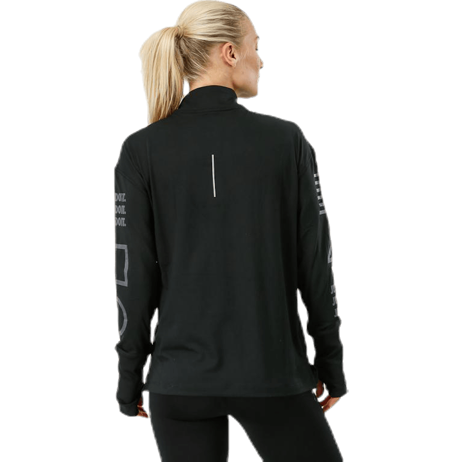 Halfzip Flash Top Black/Grey - Bild 2
