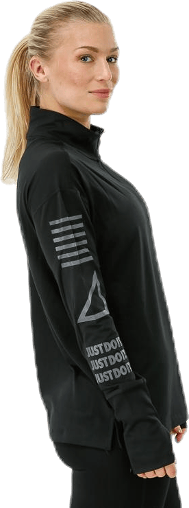 Halfzip Flash Top Black/Grey - Bild 3