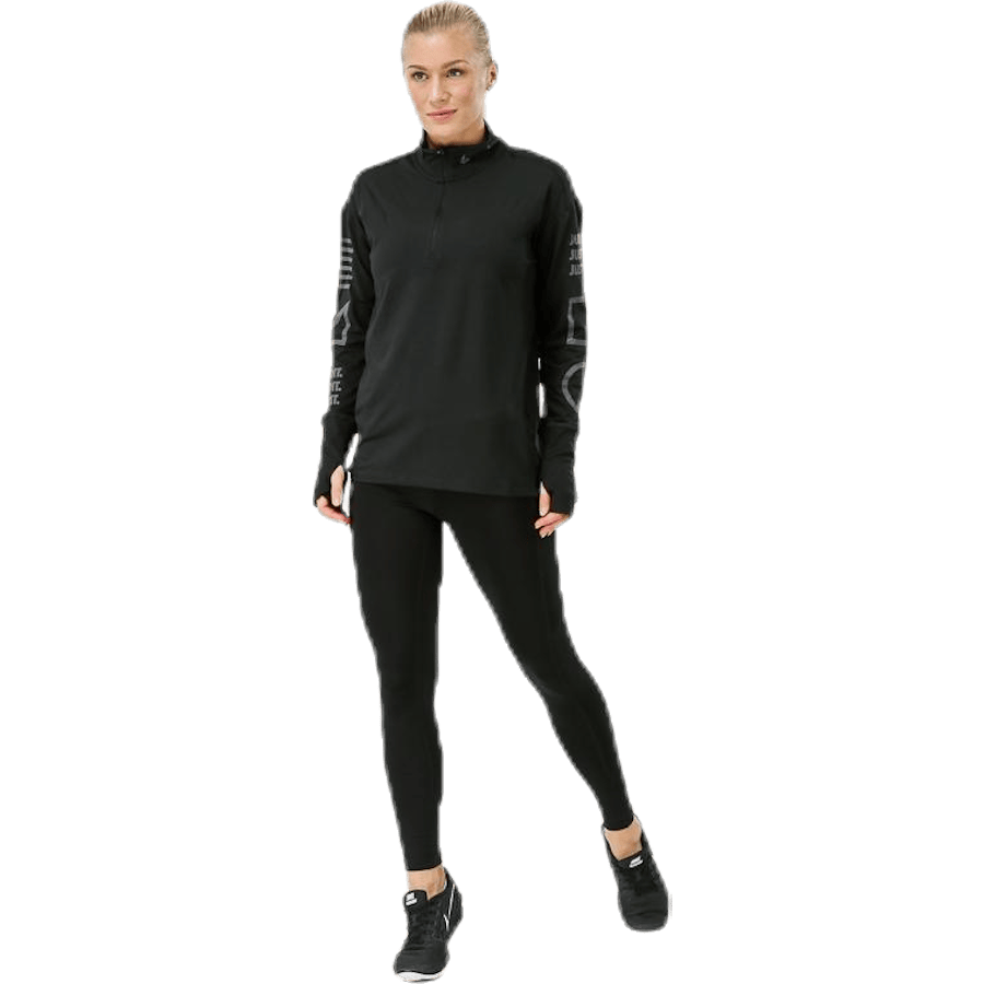 Halfzip Flash Top Black/Grey - Bild 4