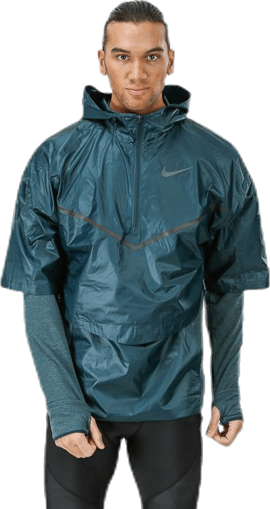 Running Division Sphere Transform Top Blue/Grey, Male, Apparels, jackets, Running, Blue, XL