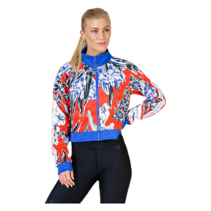 Hyper All Over Print Jacket Blue/White, Female, Apparels, Shirts, Multi color, M