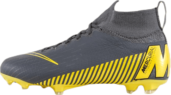 Superfly Elite FG Black/Grey, Unisex, Shoes, Football shoes, Soccer, Grey, UK 3,5
