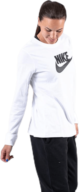 Nsw Ls T-Shirt White/Black - Bild 2