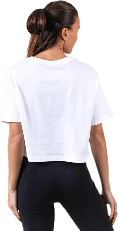 Essential Icon Crop Futura Tee White/Black - Bild 4