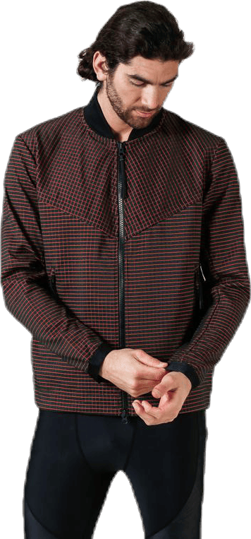 Tech Pack Grid Jacket Orange/Grey, Male, Apparels, jackets, Brown, S