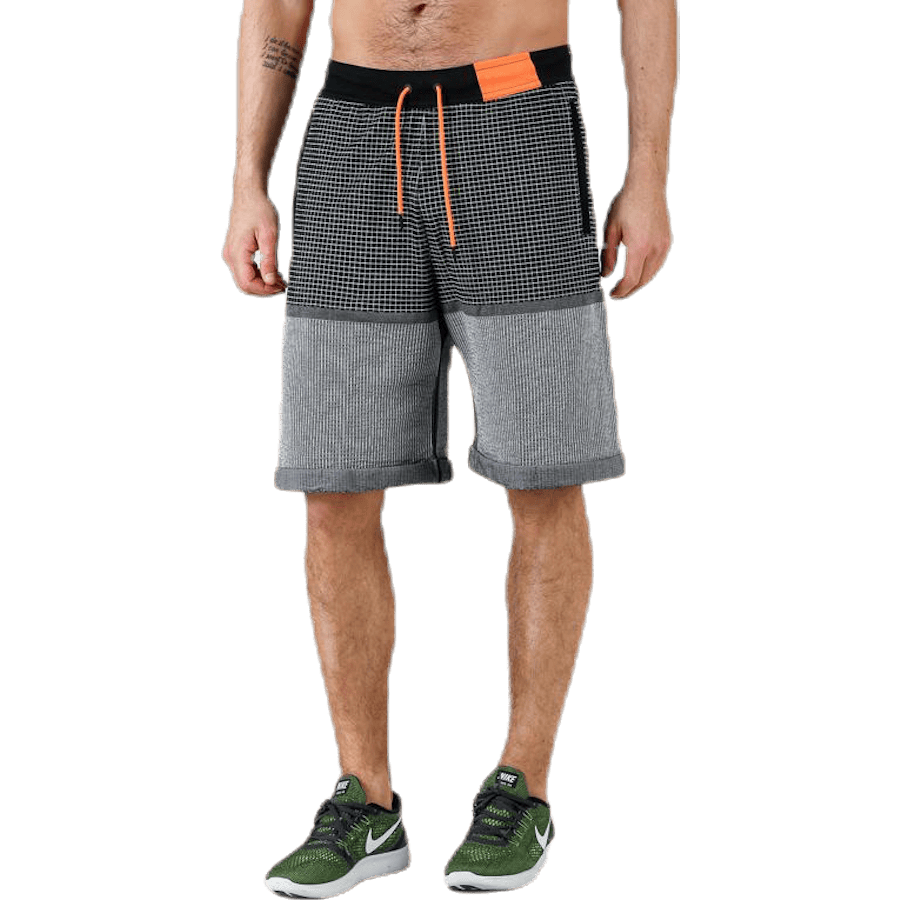 Tech Pack Grid Shorts White/Black