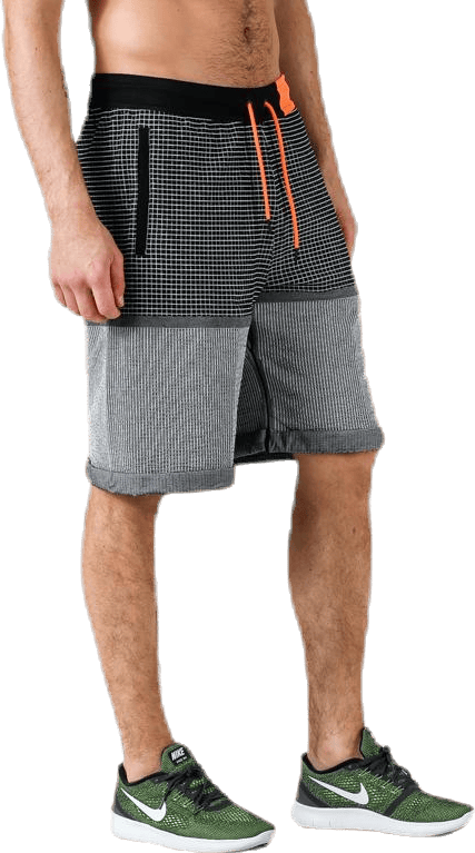 Tech Pack Grid Shorts White/Black - Bild 4