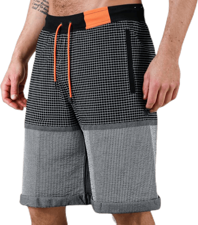 Tech Pack Grid Shorts White/Black - Bild 5