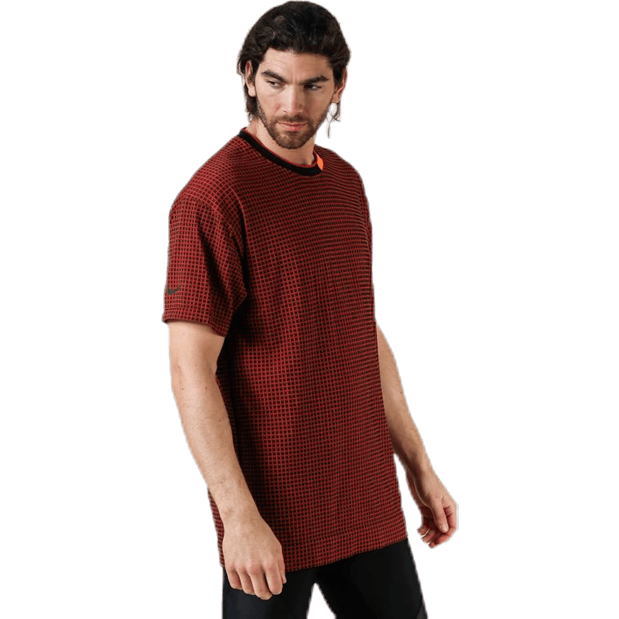 Tech Pack Grid Tee Orange/Black - Bild 3