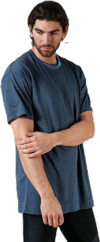 Tech Pack Grid Tee Blue/Black - Bild 4