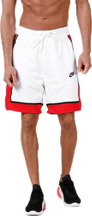Statement Mesh Stretch Short White/Red, Male, Bekleidung, Kurze Hosen, Weiß, M