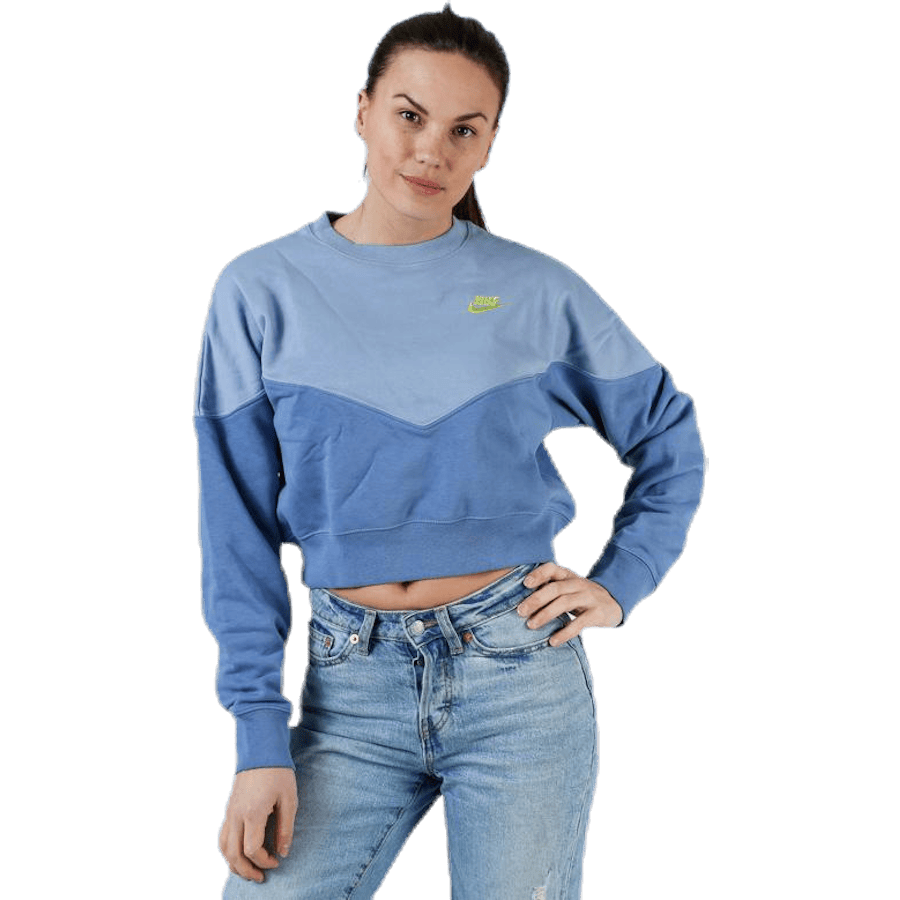 Heritage Fleece Crew Blue