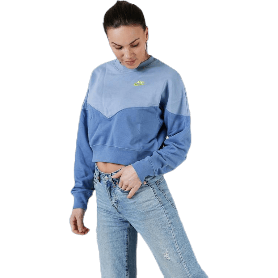 Heritage Fleece Crew Blue - Bild 3
