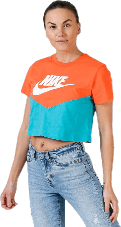 Heritage SS Top Orange/Turquoise - Bild 3