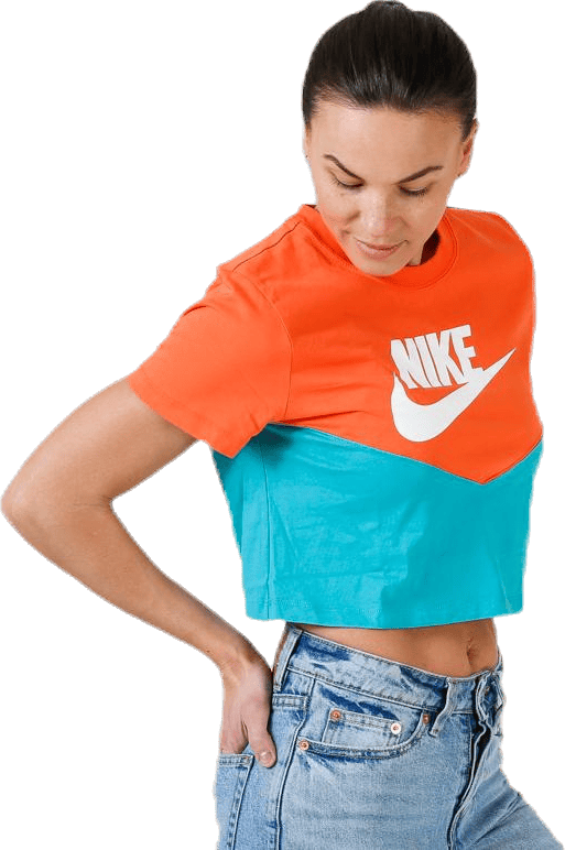 Heritage SS Top Orange/Turquoise - Bild 4