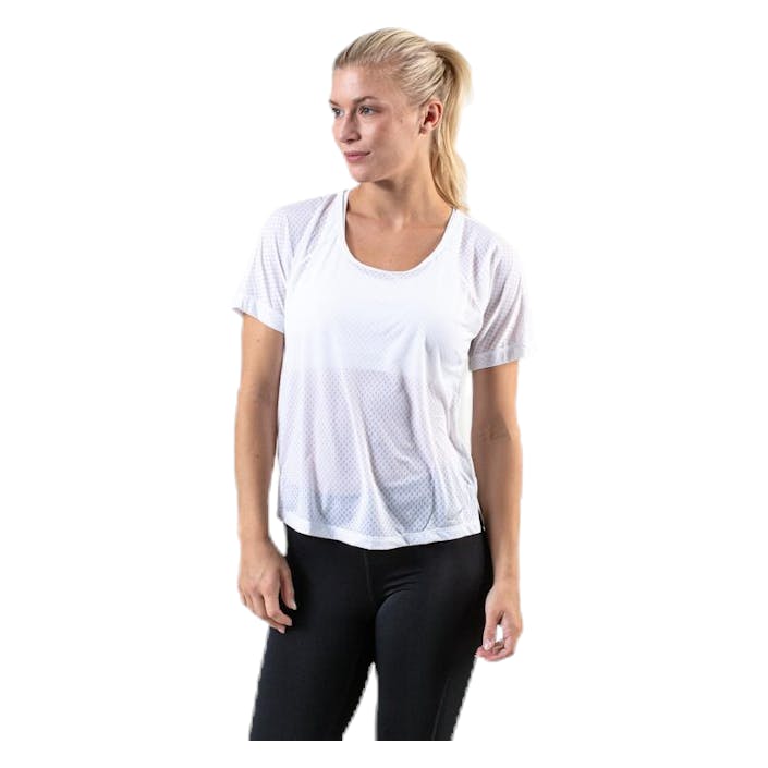 Miler Top SS Breathe White, Female, Odevy, Tričko, Beží, Biely, M
