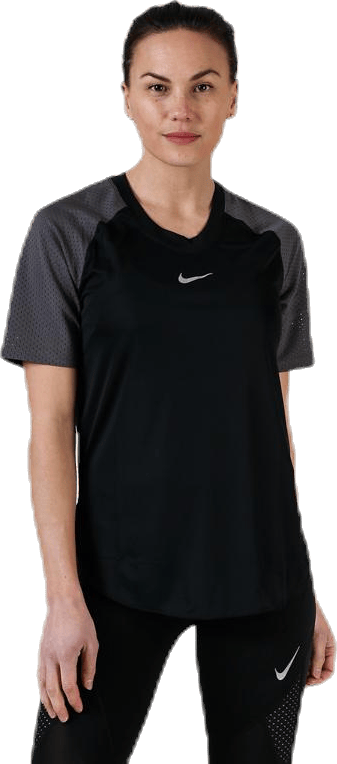 City Sleek Top SS Cool Black/Grey