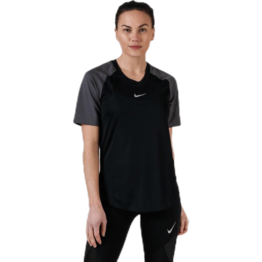 City Sleek Top SS Cool Black/Grey