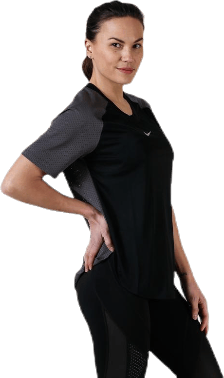 City Sleek Top SS Cool Black/Grey - Bild 4