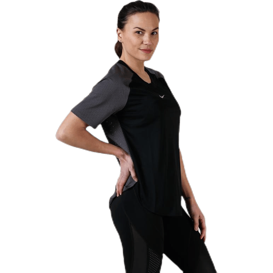 City Sleek Top SS Cool Black/Grey - Bild 4