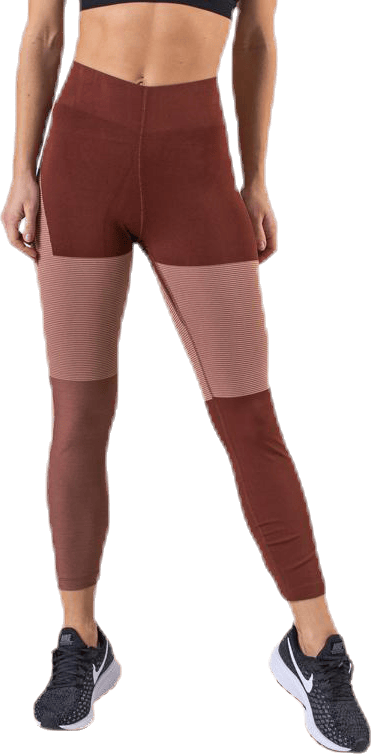 Tech Pack Crop Brown/Beige, Female, Apparels, Leggings, Workout, Brown, S