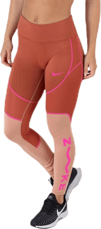 One 7/8 Tights Pink, Female, Apparels, Leggings, Workout, Pink, XS