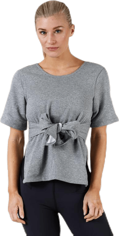 Studio SS Wrap Top Black/Grey