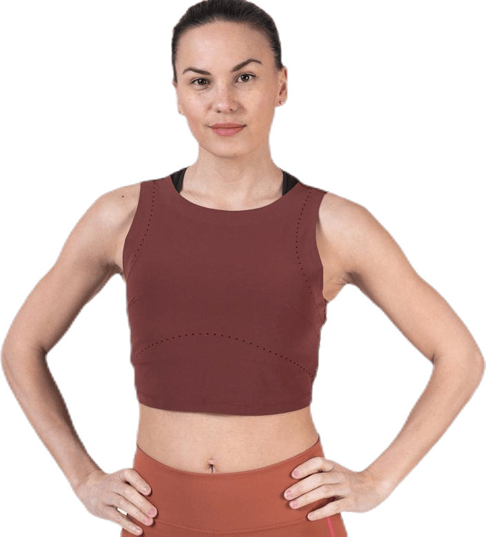 STR Woven Tank Brown/Black