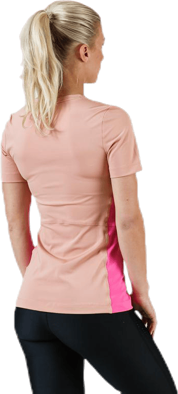 Pro Short-Sleeve Top Pink/White - Bild 3