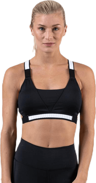 Infinity Bra White/Black, Female, Kleding, Sport bh, Rennen, Zwart, S