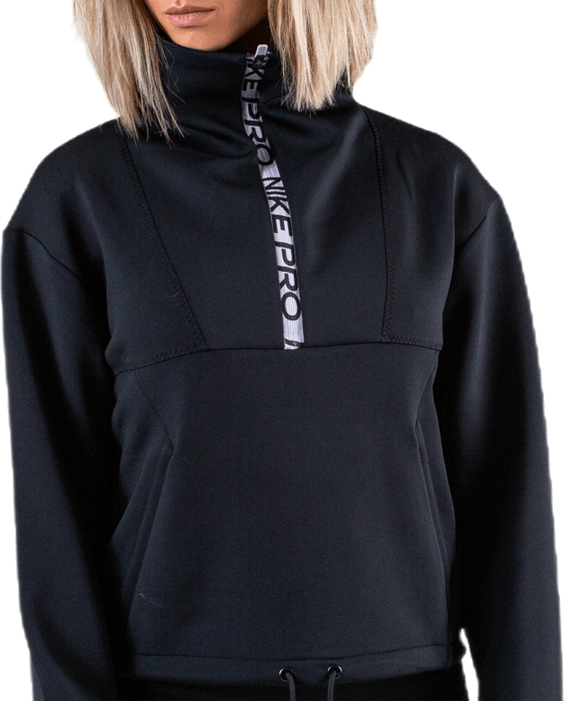 Pro Cropped Pullover Black