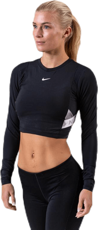 Pro Capsule LS Top Aero-Adapt Black, Female, Abbigliamento, Camicie, Allenamento, Nero, L