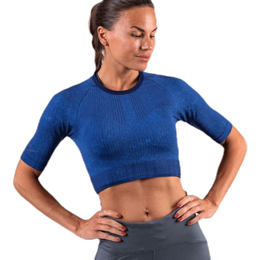 City Ready Knit Top Blue