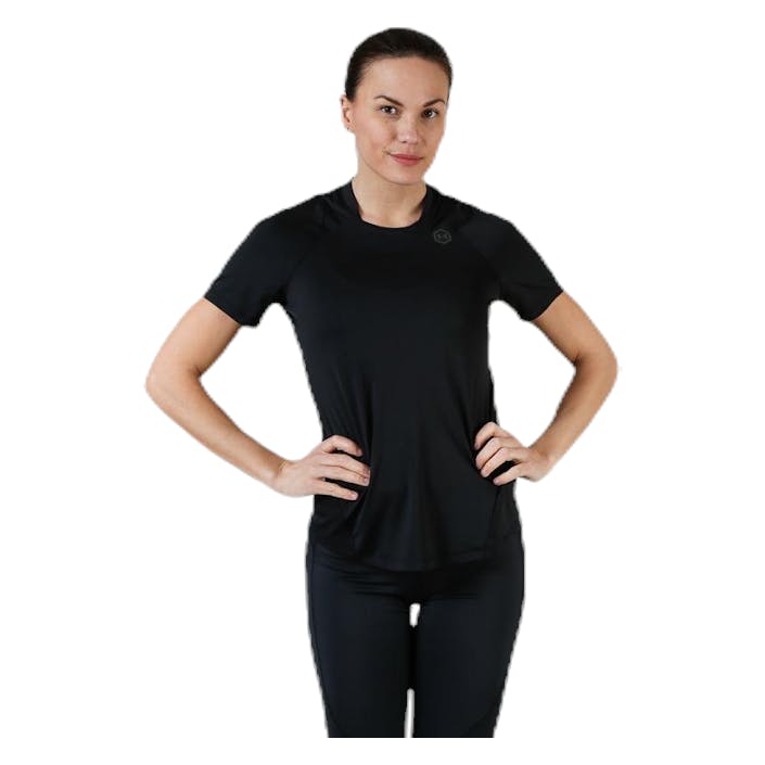 Rush Short Sleeve Black, Female, Kleding, T-shirt, Training, Zwart, L
