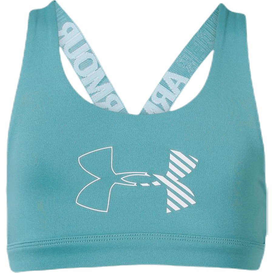 Armour HeatGear Graphic Bra Youth Blue