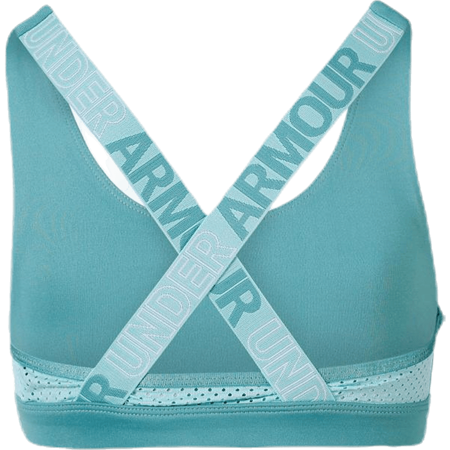 Armour HeatGear Graphic Bra Youth Blue - Bild 3