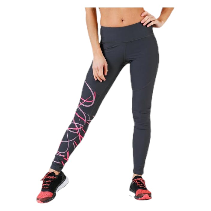 Vanish Legging Graphic Grey, Female, Apparels, Leggings, Workout, Grey, M