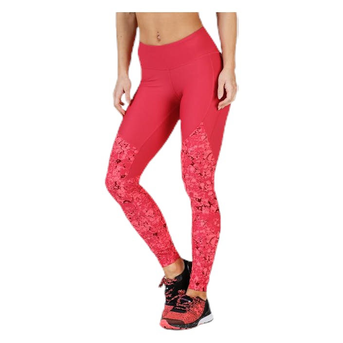 Vanish Printed Legging Pink, Female, Apparels, Leggings, Workout, Pink, XL
