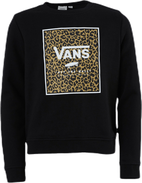 Leopard Box Crew Junior Black, Unisex, Odevy, Košele, Čierna, L
