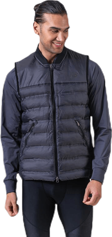 Radiantheat Vest Black, Male, Ropa, chaquetas, Running, Negro, XL